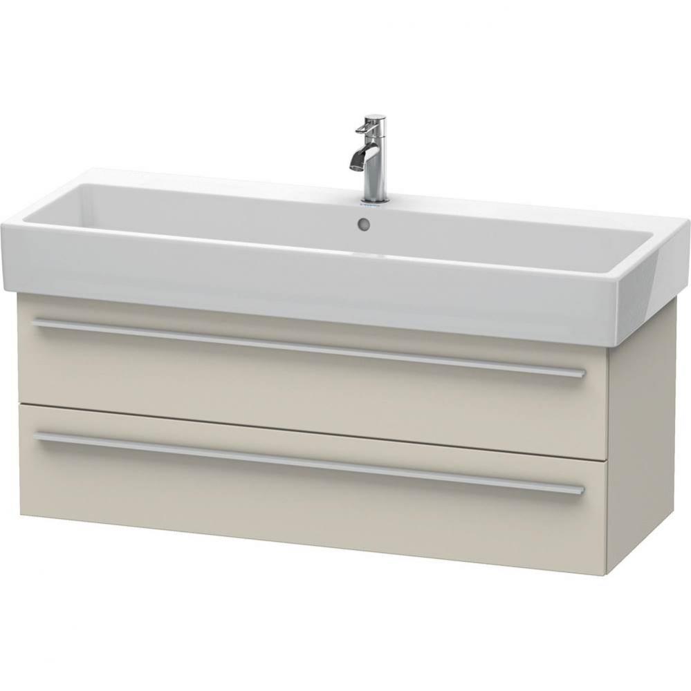 Duravit X-Large Wall-Mount Vanity Unit Taupe