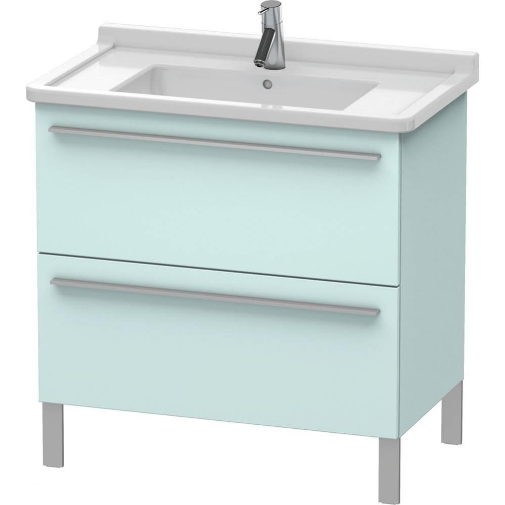 Duravit X-Large Vanity Unit Wall-Mounted  Light Blue Matte