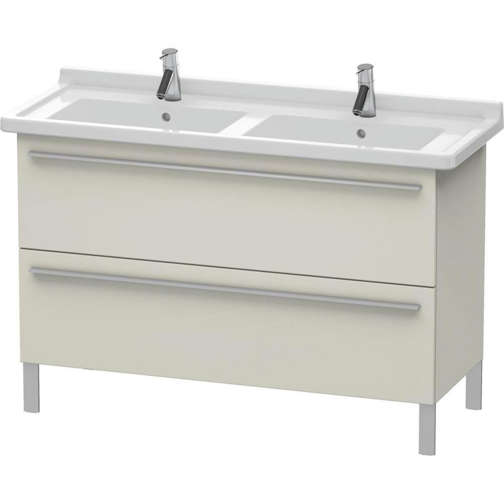 Duravit X-Large Two Drawer Floorstanding Vanity Unit Taupe