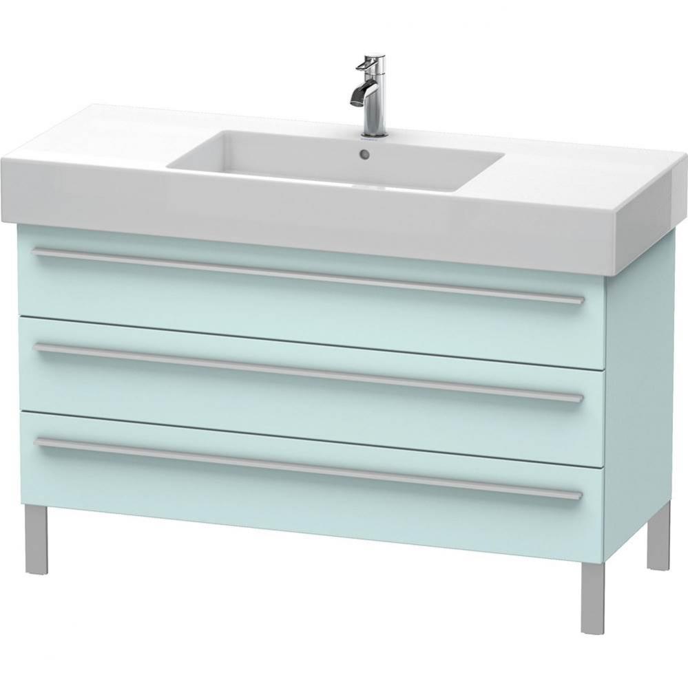 Duravit X-Large Floor Standing Vanity Unit  Light Blue Matte