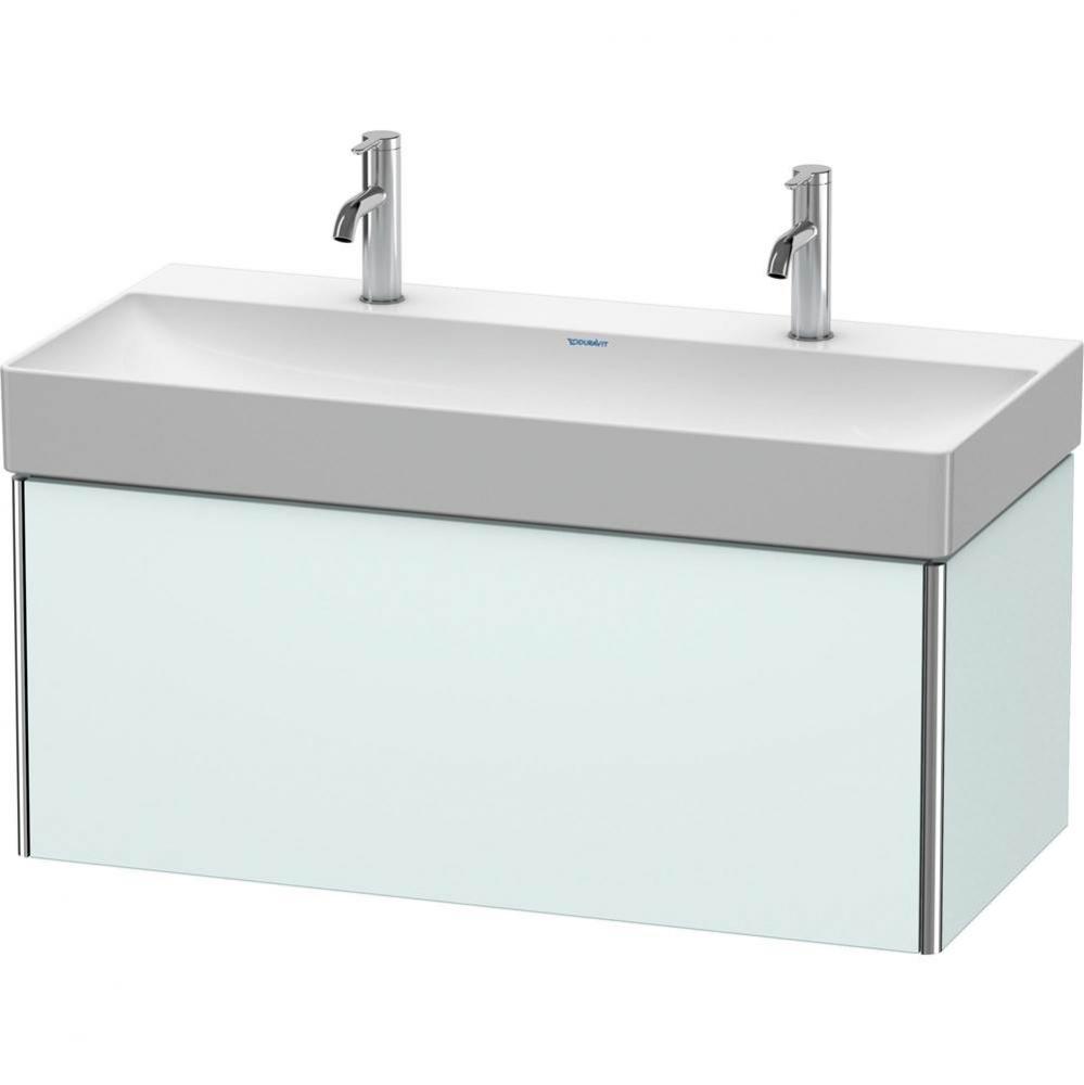 Duravit XSquare Vanity Unit Wall-Mounted  Light Blue Matte