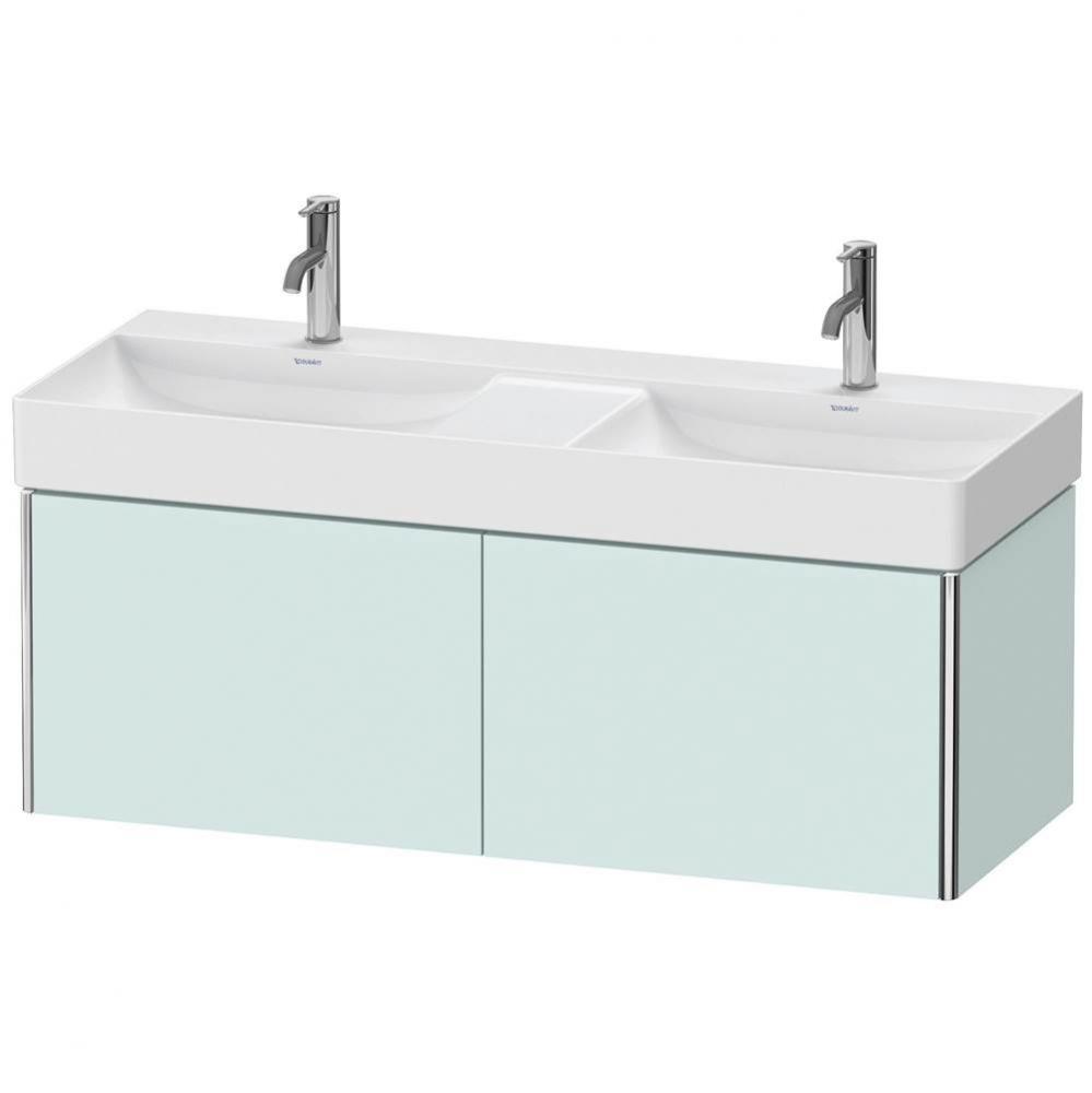 Duravit XSquare Vanity Unit Wall-Mounted  Light Blue Matte