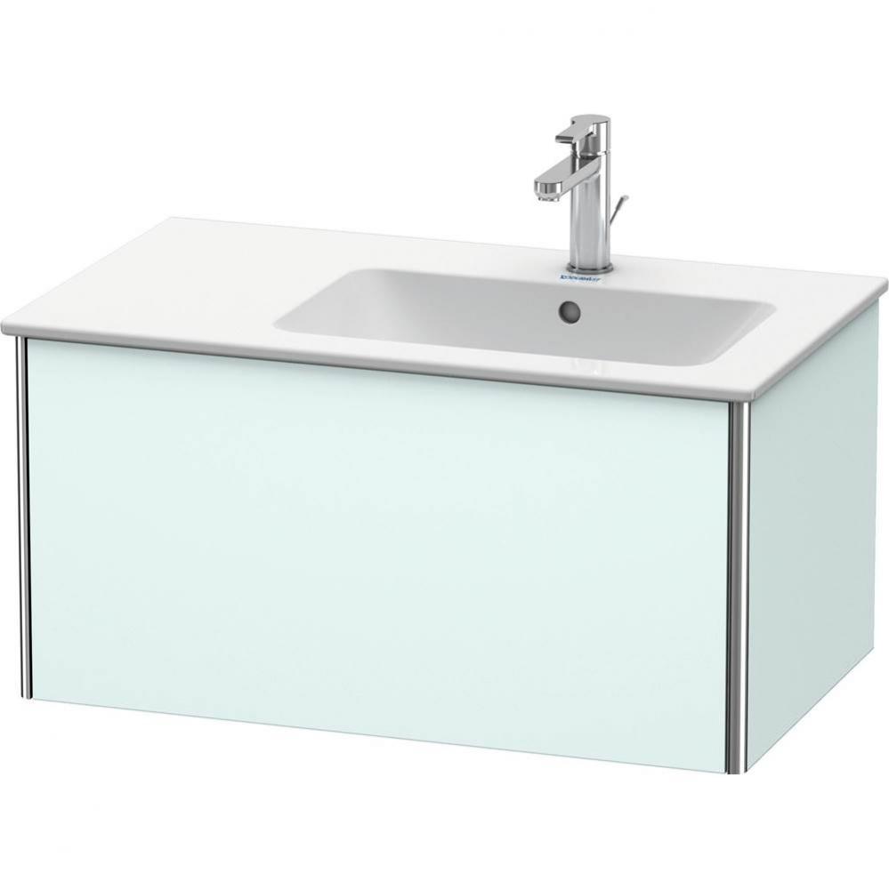 Duravit XSquare Vanity Unit Wall-Mounted  Light Blue Matte