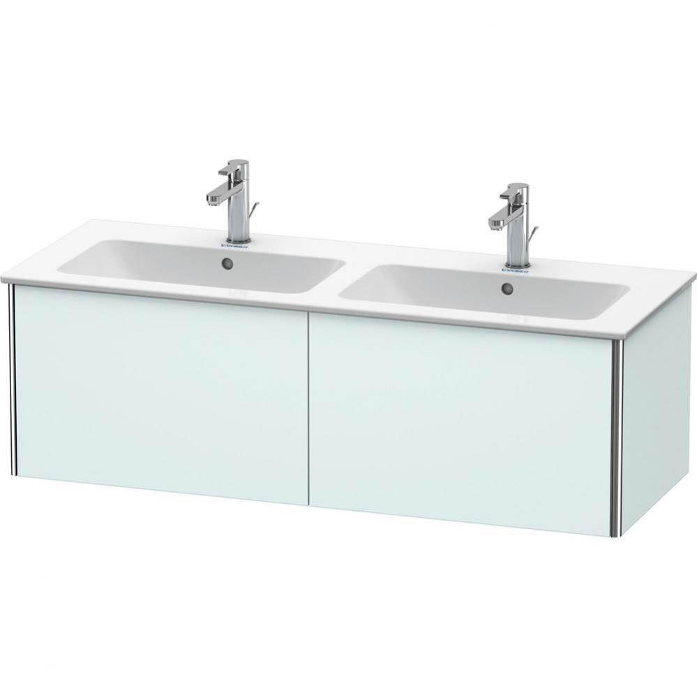 Duravit XSquare Vanity Unit Wall-Mounted  Light Blue Matte