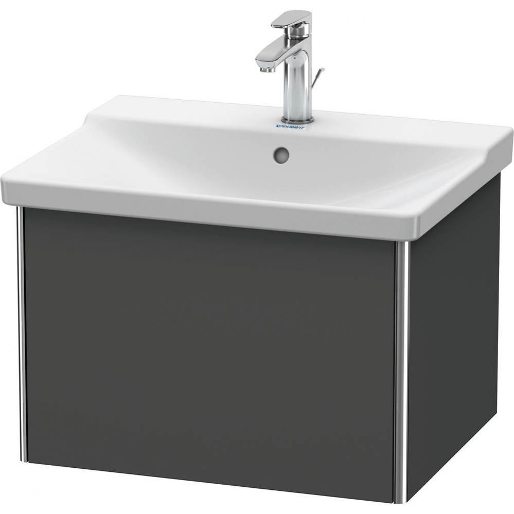 Duravit XSquare Vanity Unit Wall-Mounted  Graphite Matte