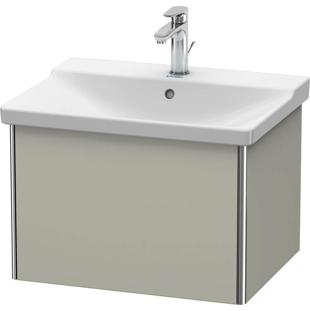 Duravit XSquare Vanity Unit Wall-Mounted  Taupe Satin Matte