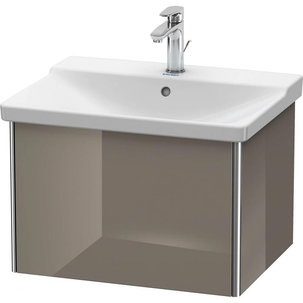 Duravit XSquare Vanity Unit Wall-Mounted  Flannel Gray High Gloss