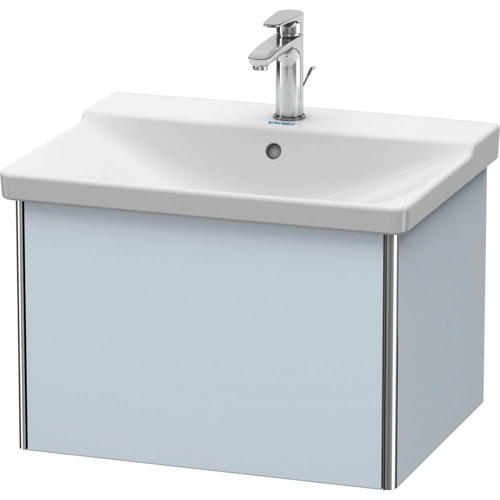 Duravit XSquare Vanity Unit Wall-Mounted  Light Blue Satin Matte