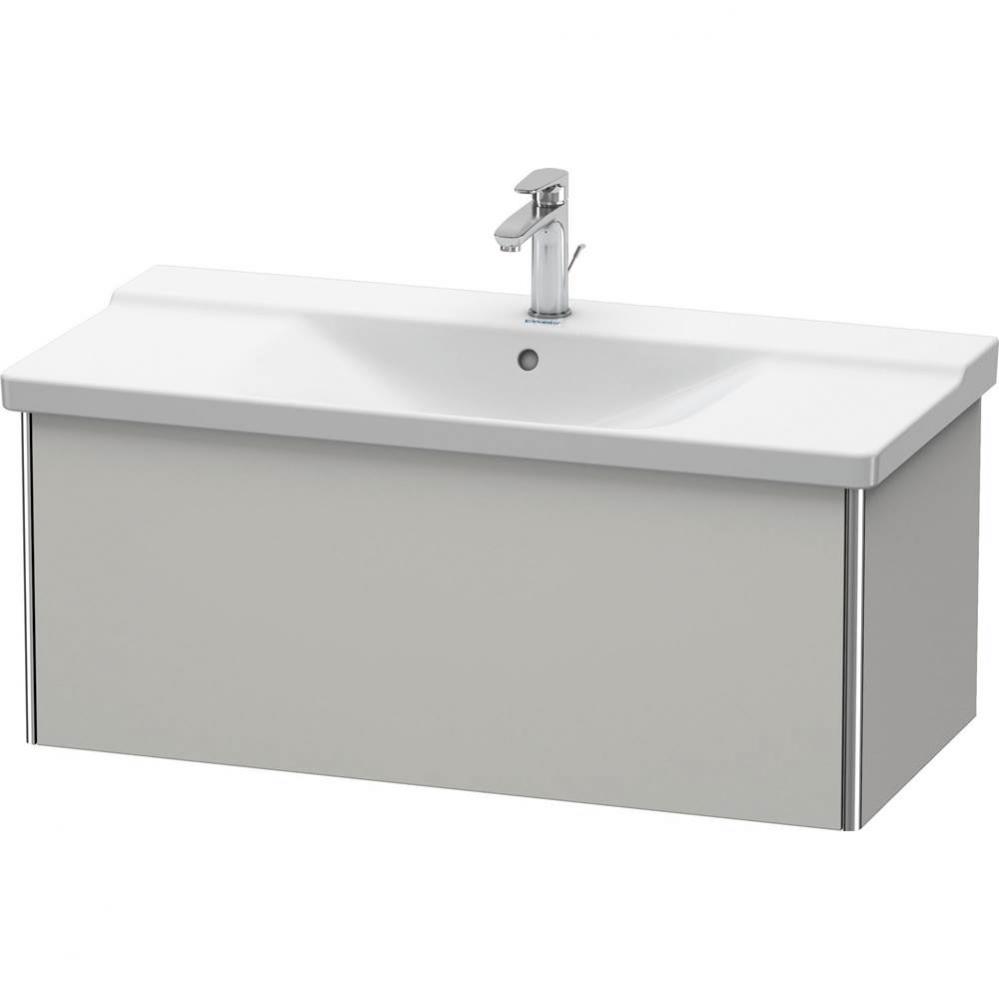 Duravit XSquare Vanity Unit Wall-Mounted  Concrete Gray Matte