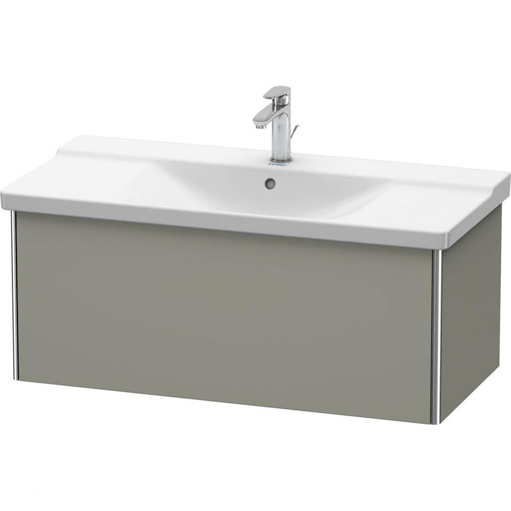 Duravit XSquare Vanity Unit Wall-Mounted  Stone Gray Satin Matte