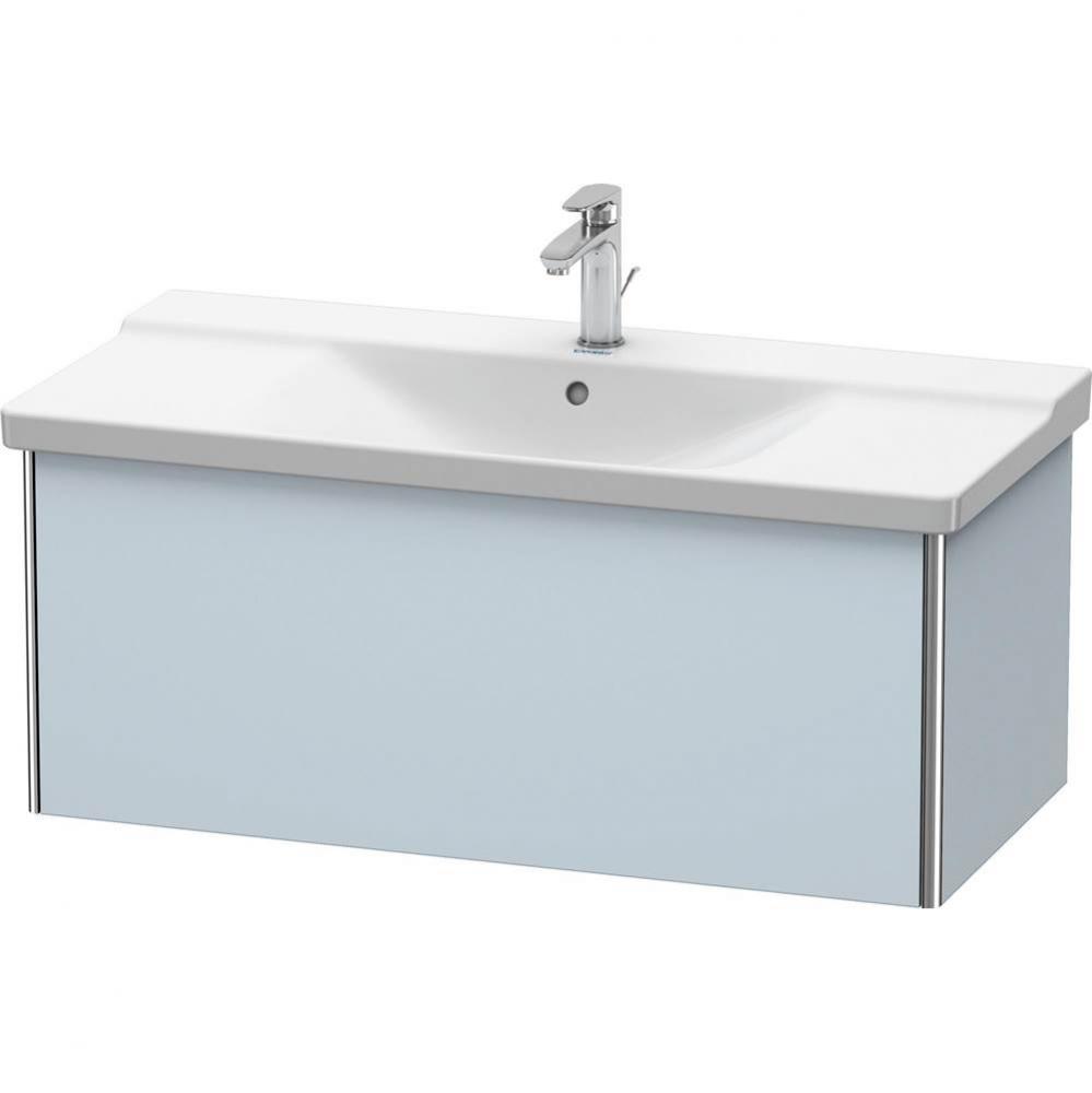 Duravit XSquare Vanity Unit Wall-Mounted  Light Blue Satin Matte