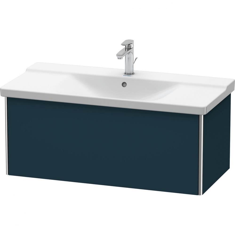 Duravit XSquare Vanity Unit Wall-Mounted  Night Blue Satin Matte