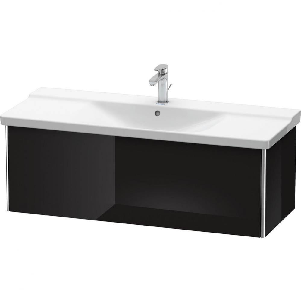 Duravit XSquare Vanity Unit Wall-Mounted  Black High Gloss