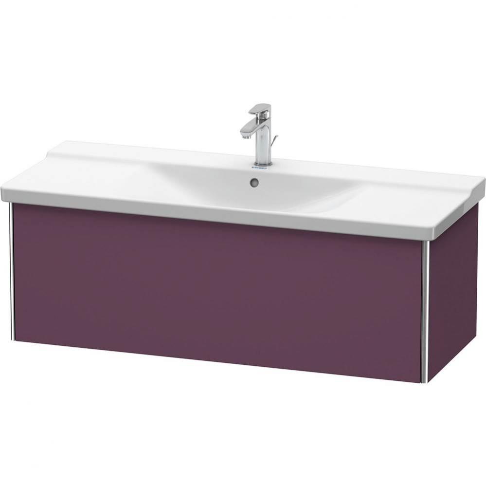 Duravit XSquare Vanity Unit Wall-Mounted  Aubergine Satin Matte