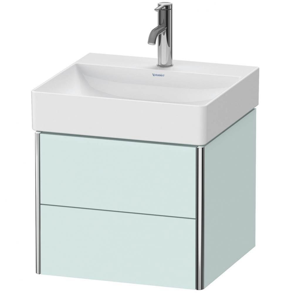 Duravit XSquare Vanity Unit Wall-Mounted  Light Blue Matte