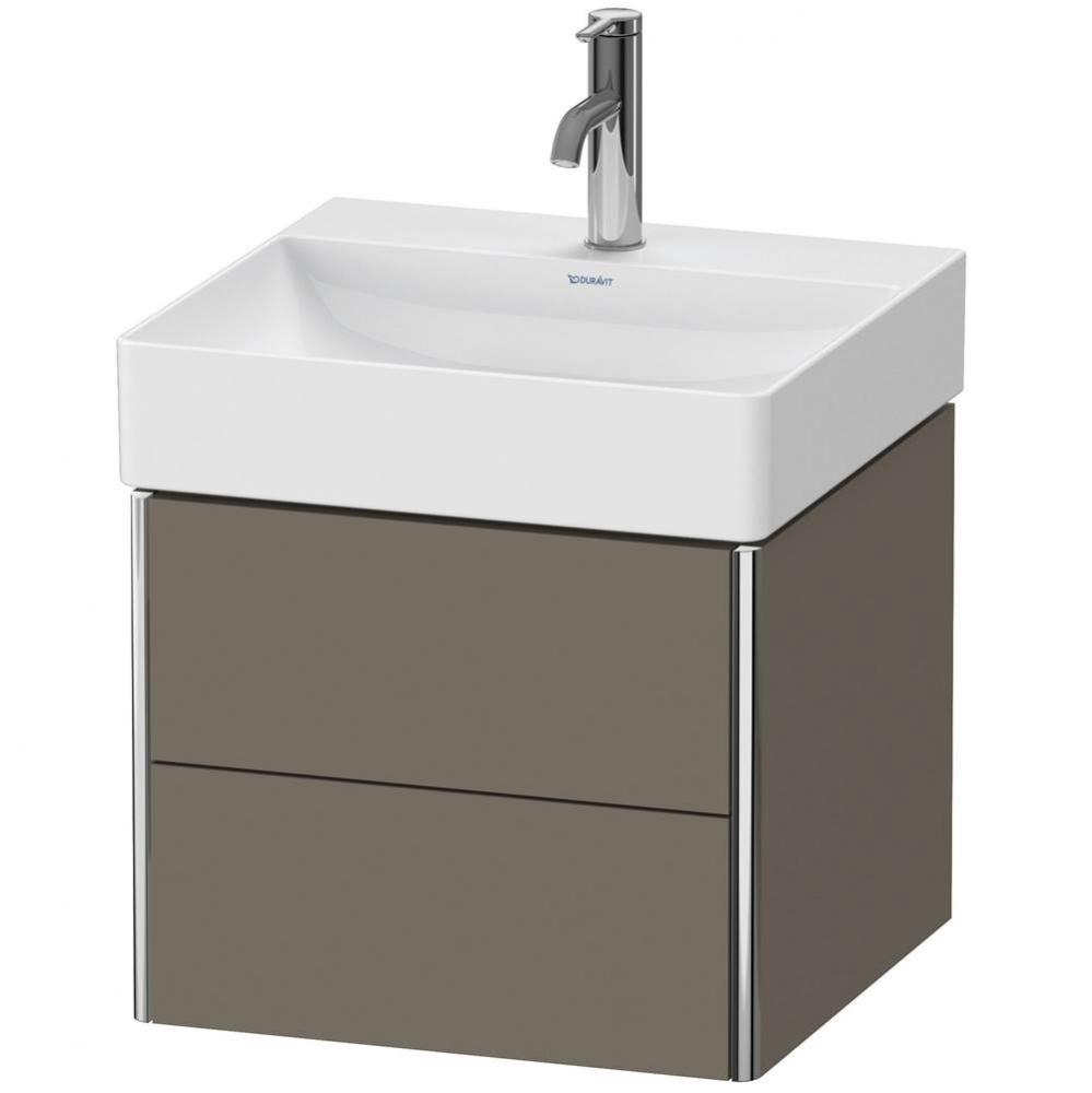 Duravit XSquare Vanity Unit Wall-Mounted  Flannel Gray Satin Matte