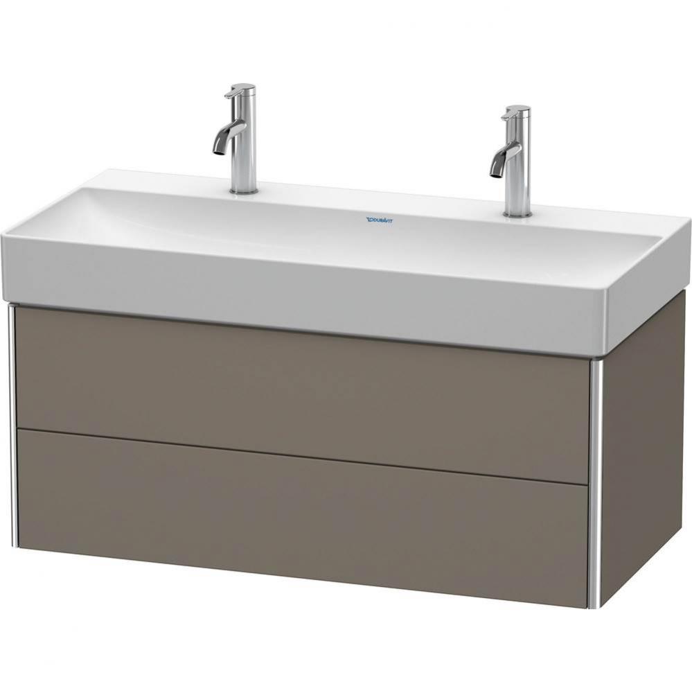 Duravit XSquare Vanity Unit Wall-Mounted  Flannel Gray Satin Matte