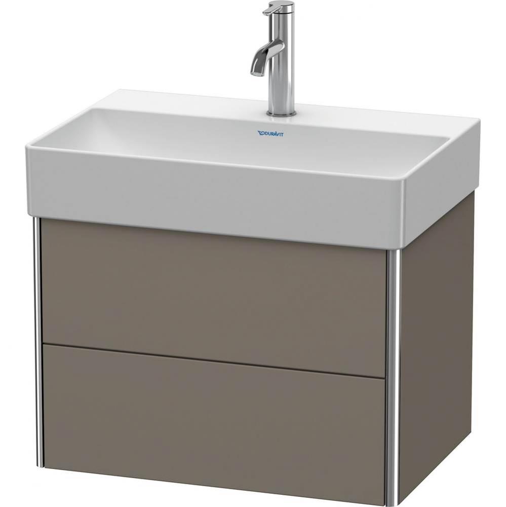 Duravit XSquare Vanity Unit Wall-Mounted  Flannel Gray Satin Matte