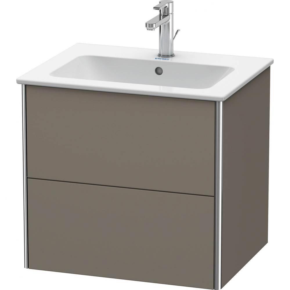 Duravit XSquare Vanity Unit Wall-Mounted  Flannel Gray Satin Matte