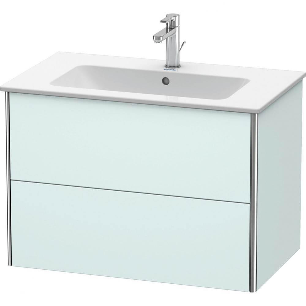 Duravit XSquare Vanity Unit Wall-Mounted  Light Blue Matte