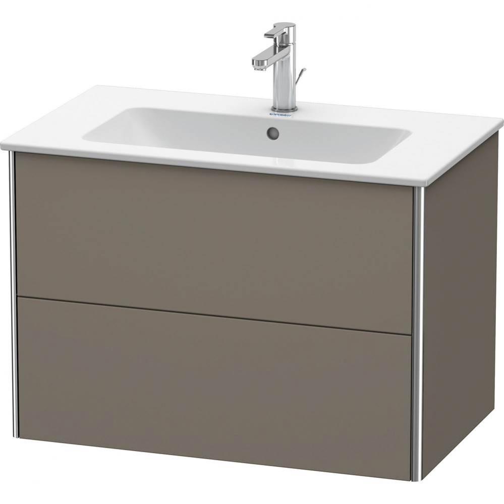 Duravit XSquare Vanity Unit Wall-Mounted  Flannel Gray Satin Matte