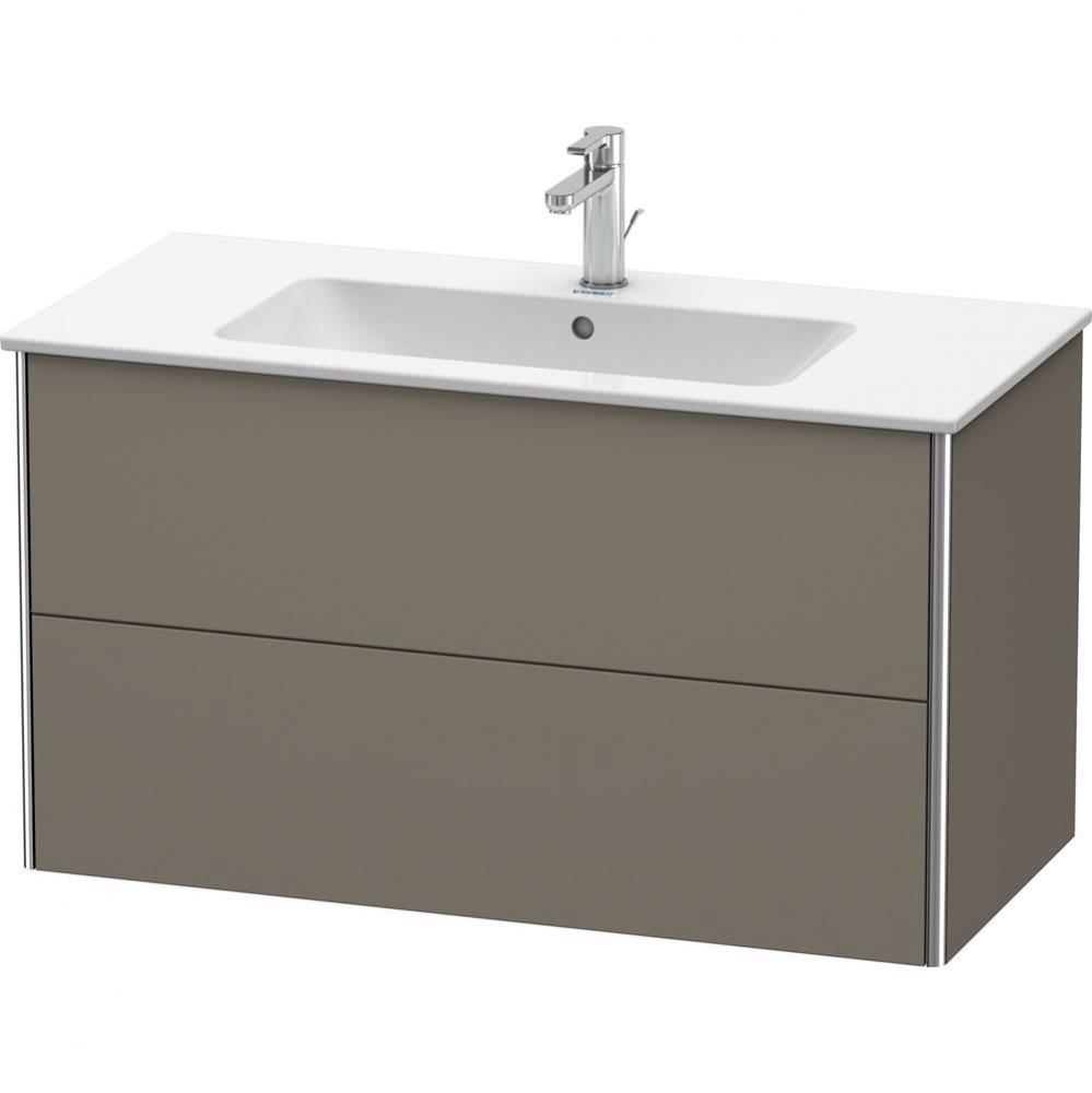 Duravit XSquare Vanity Unit Wall-Mounted  Flannel Gray Satin Matte