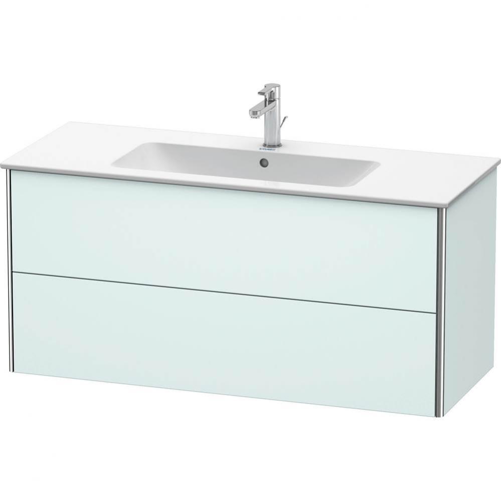 Duravit XSquare Vanity Unit Wall-Mounted  Light Blue Matte