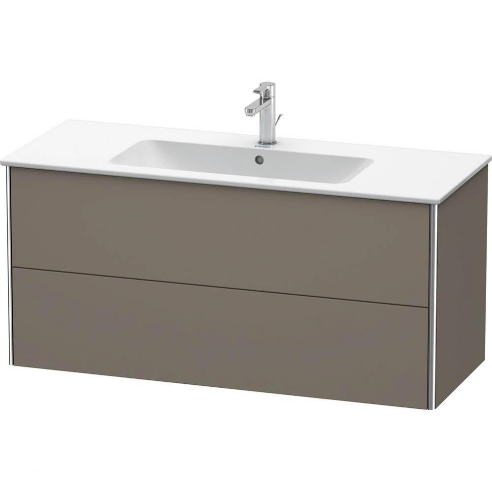 Duravit XSquare Vanity Unit Wall-Mounted  Flannel Gray Satin Matte