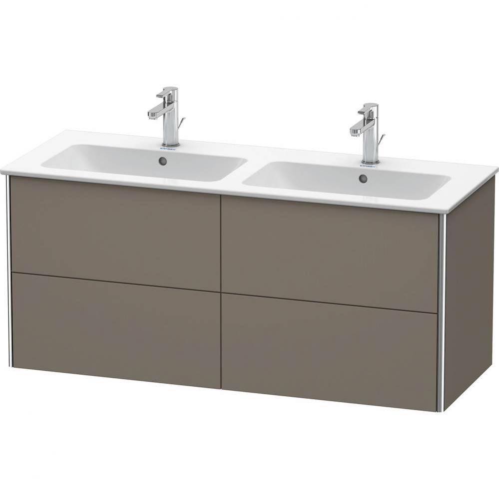 Duravit XSquare Vanity Unit Wall-Mounted  Flannel Gray Satin Matte