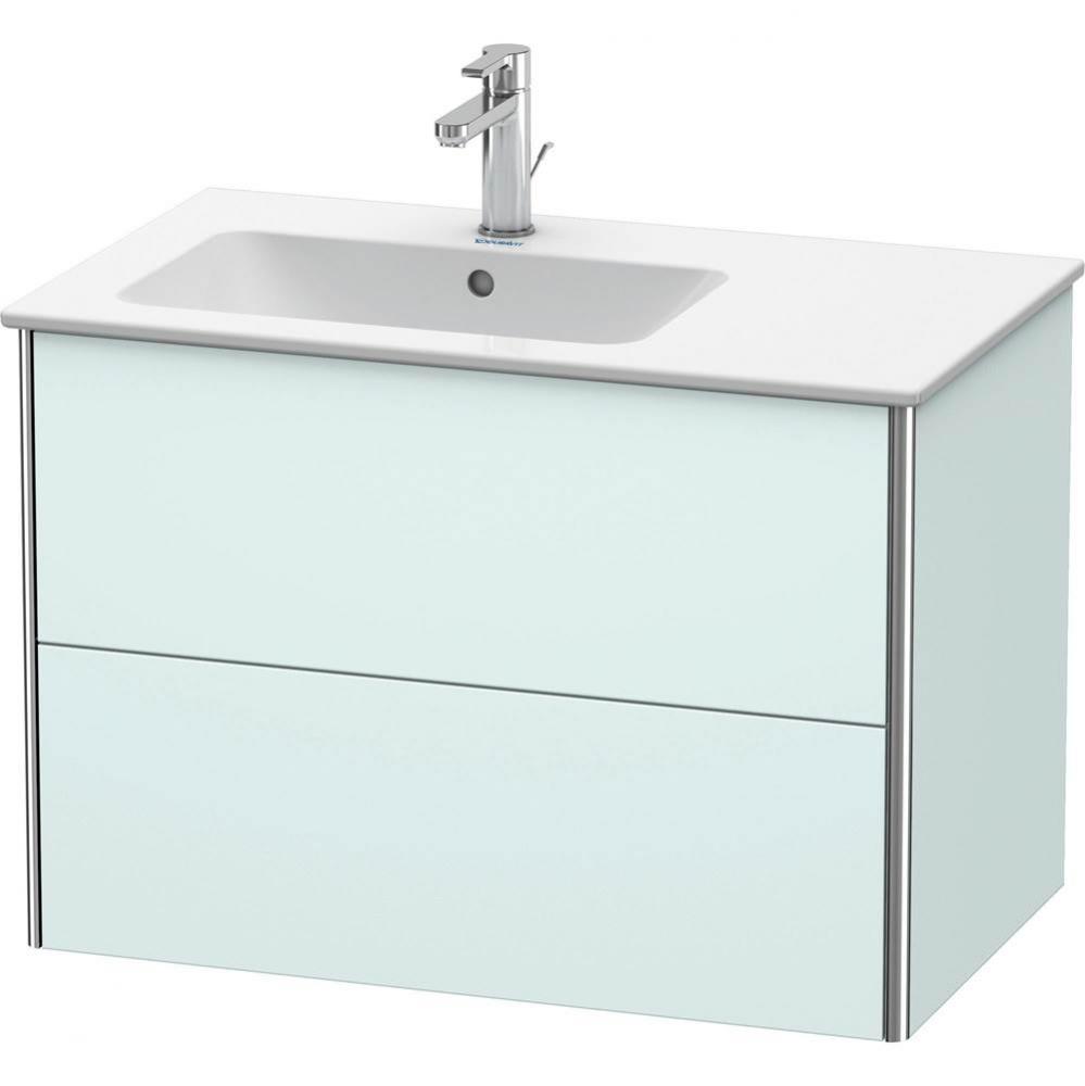 Duravit XSquare Vanity Unit Wall-Mounted  Light Blue Matte