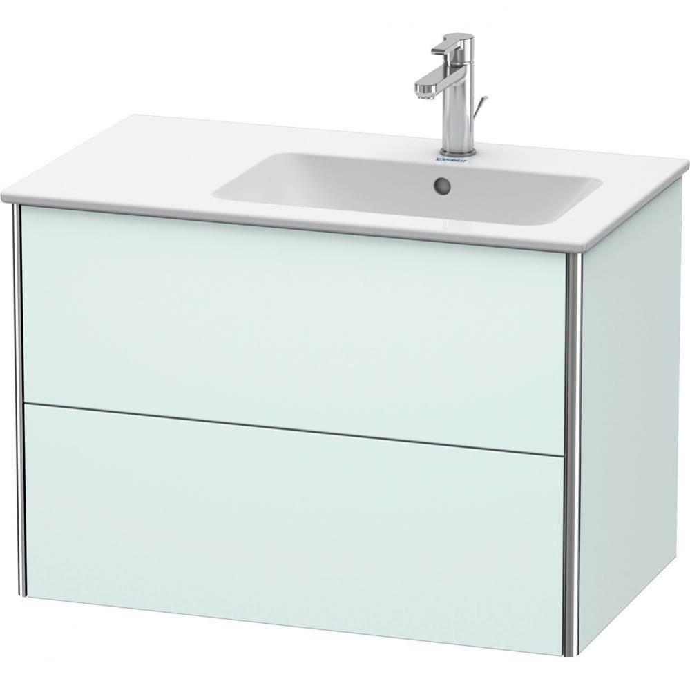 Duravit XSquare Vanity Unit Wall-Mounted  Light Blue Matte