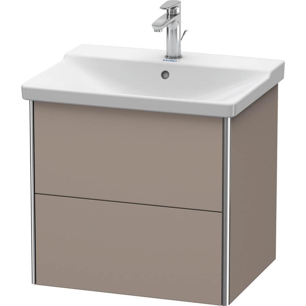 Duravit XSquare Vanity Unit Wall-Mounted  Basalt Matte