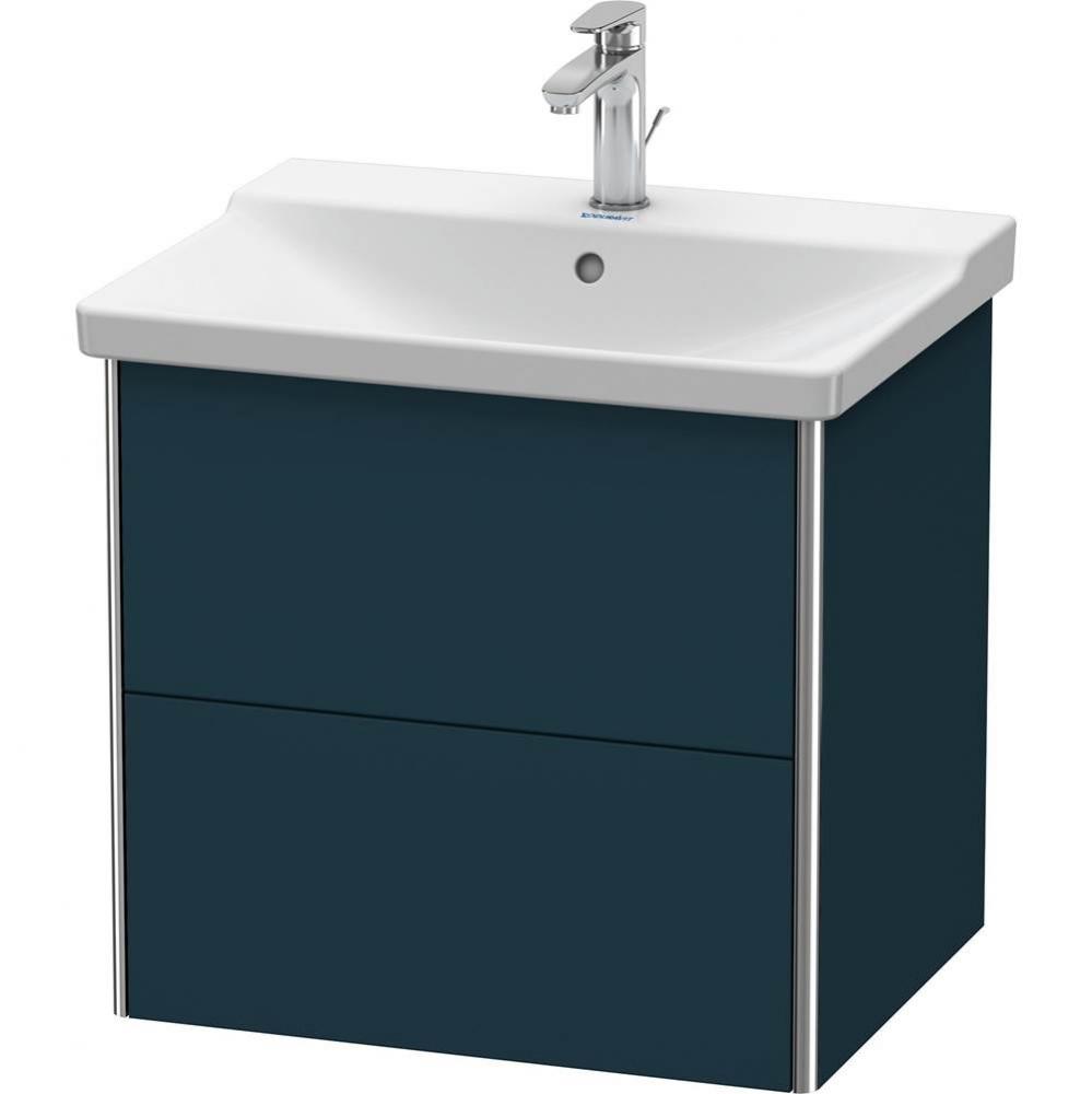 Duravit XSquare Vanity Unit Wall-Mounted  Night Blue Satin Matte