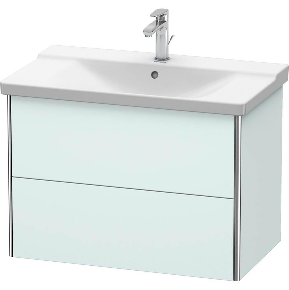 Duravit XSquare Vanity Unit Wall-Mounted  Light Blue Matte