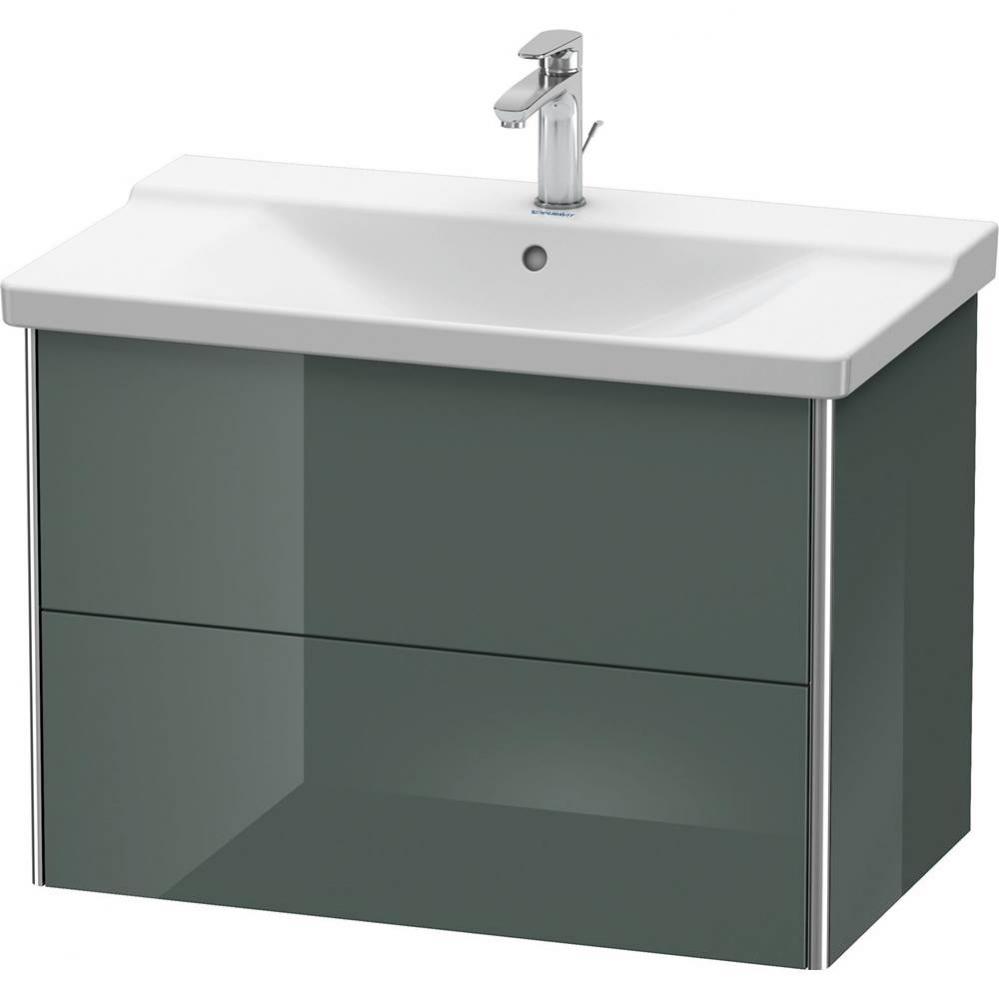 Duravit XSquare Vanity Unit Wall-Mounted  Dolomiti Gray High Gloss