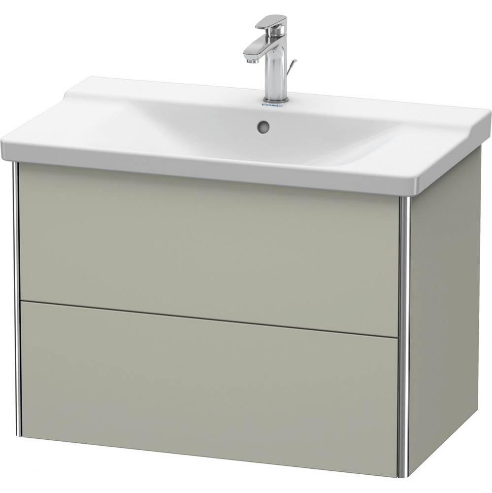 Duravit XSquare Vanity Unit Wall-Mounted  Taupe Satin Matte