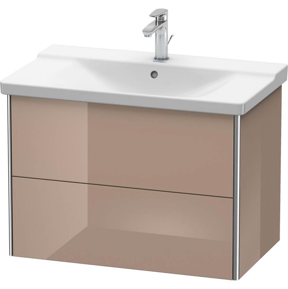 Duravit XSquare Vanity Unit Wall-Mounted  Cappuccino High Gloss