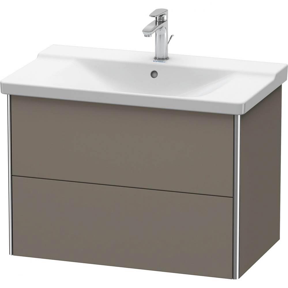 Duravit XSquare Vanity Unit Wall-Mounted  Flannel Gray Satin Matte