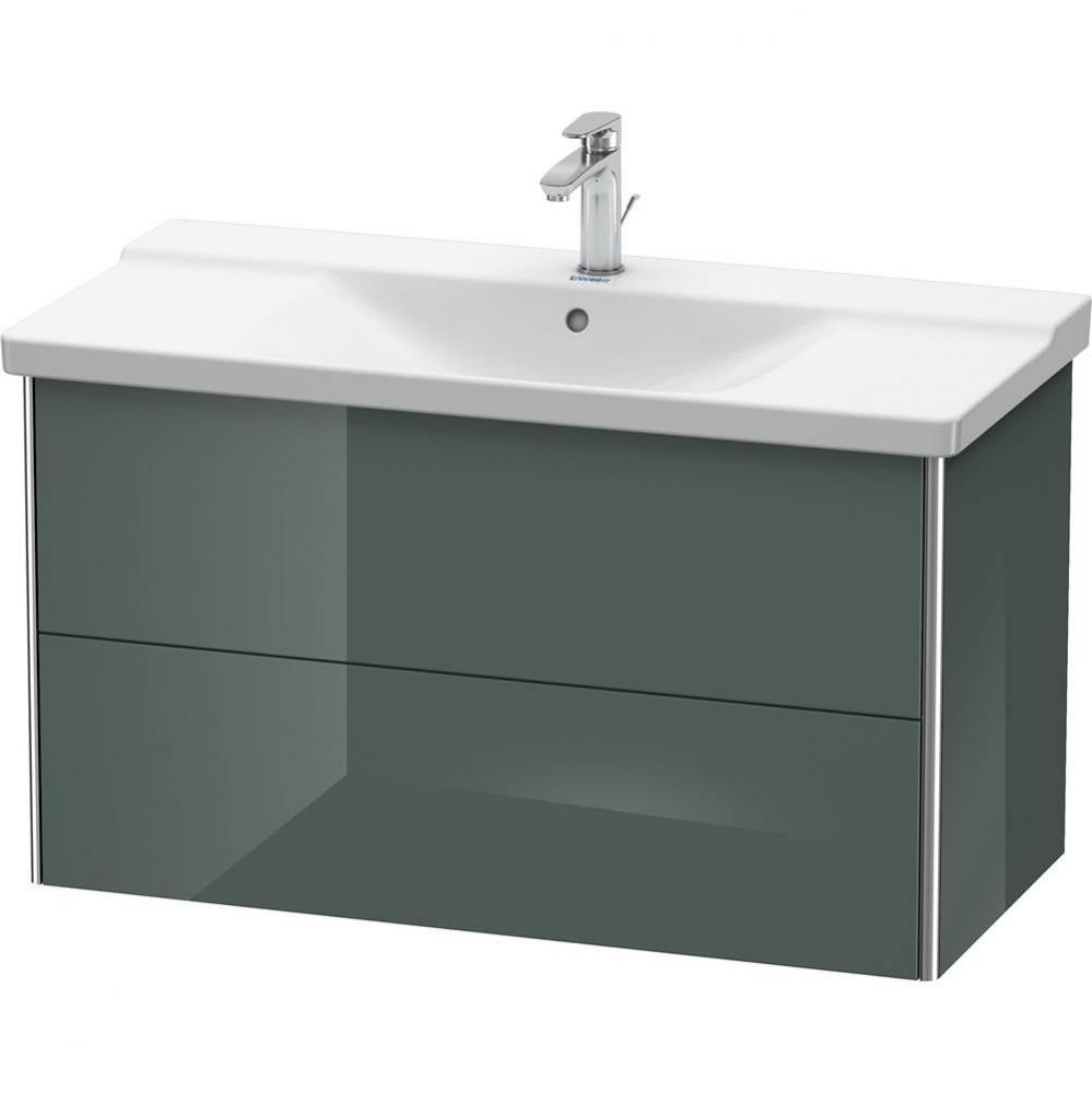 Duravit XSquare Vanity Unit Wall-Mounted  Dolomiti Gray High Gloss