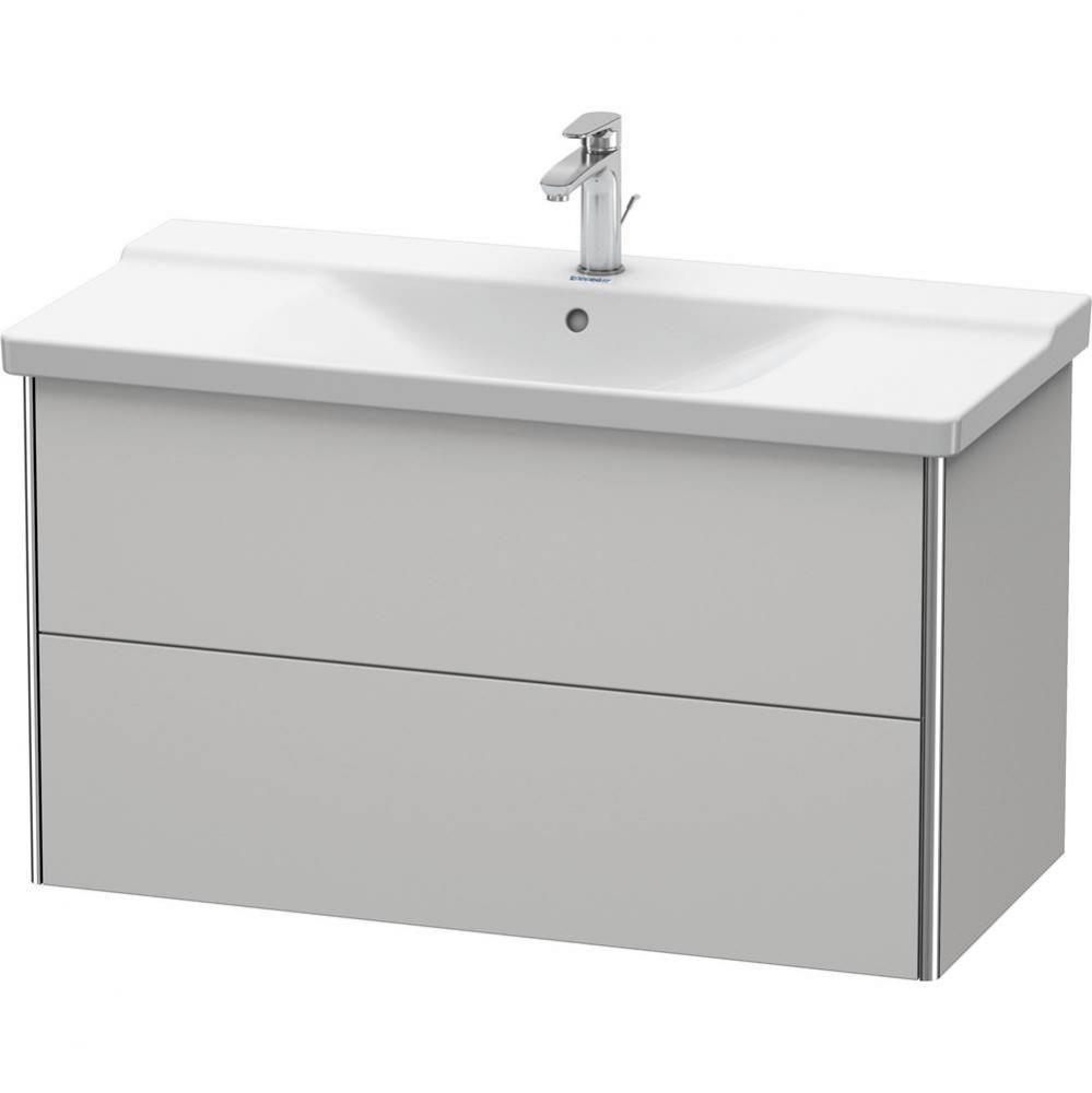 Duravit XSquare Vanity Unit Wall-Mounted  Nordic White Satin Matte