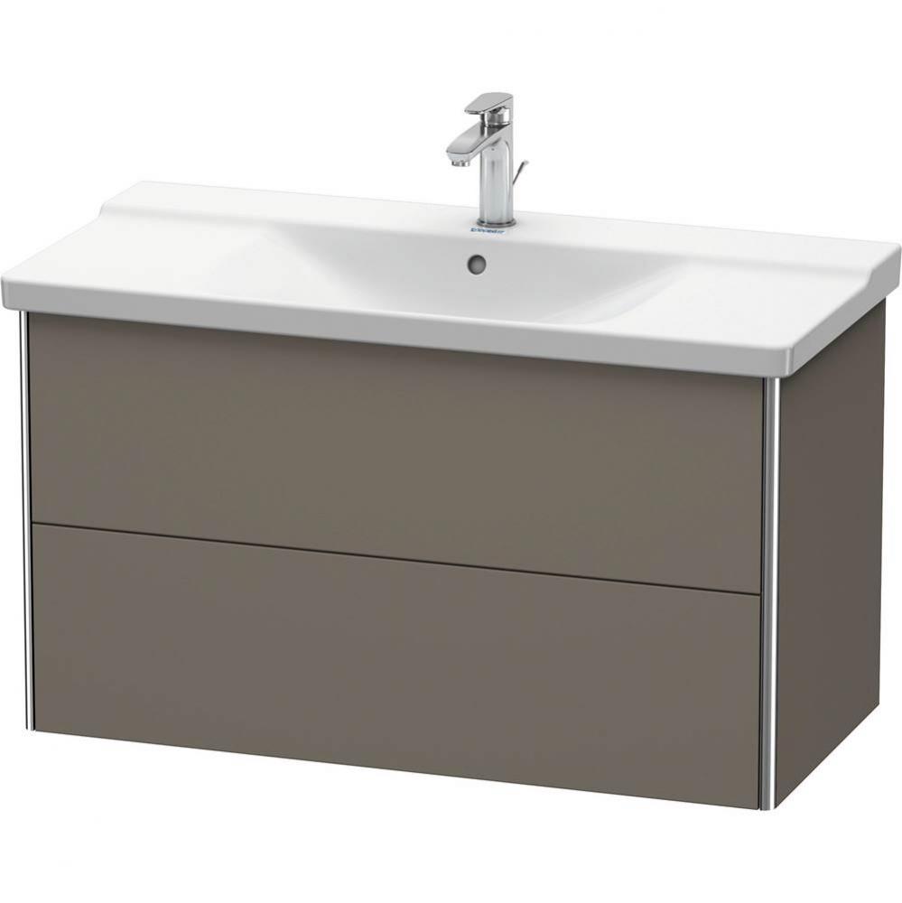 Duravit XSquare Vanity Unit Wall-Mounted  Flannel Gray Satin Matte