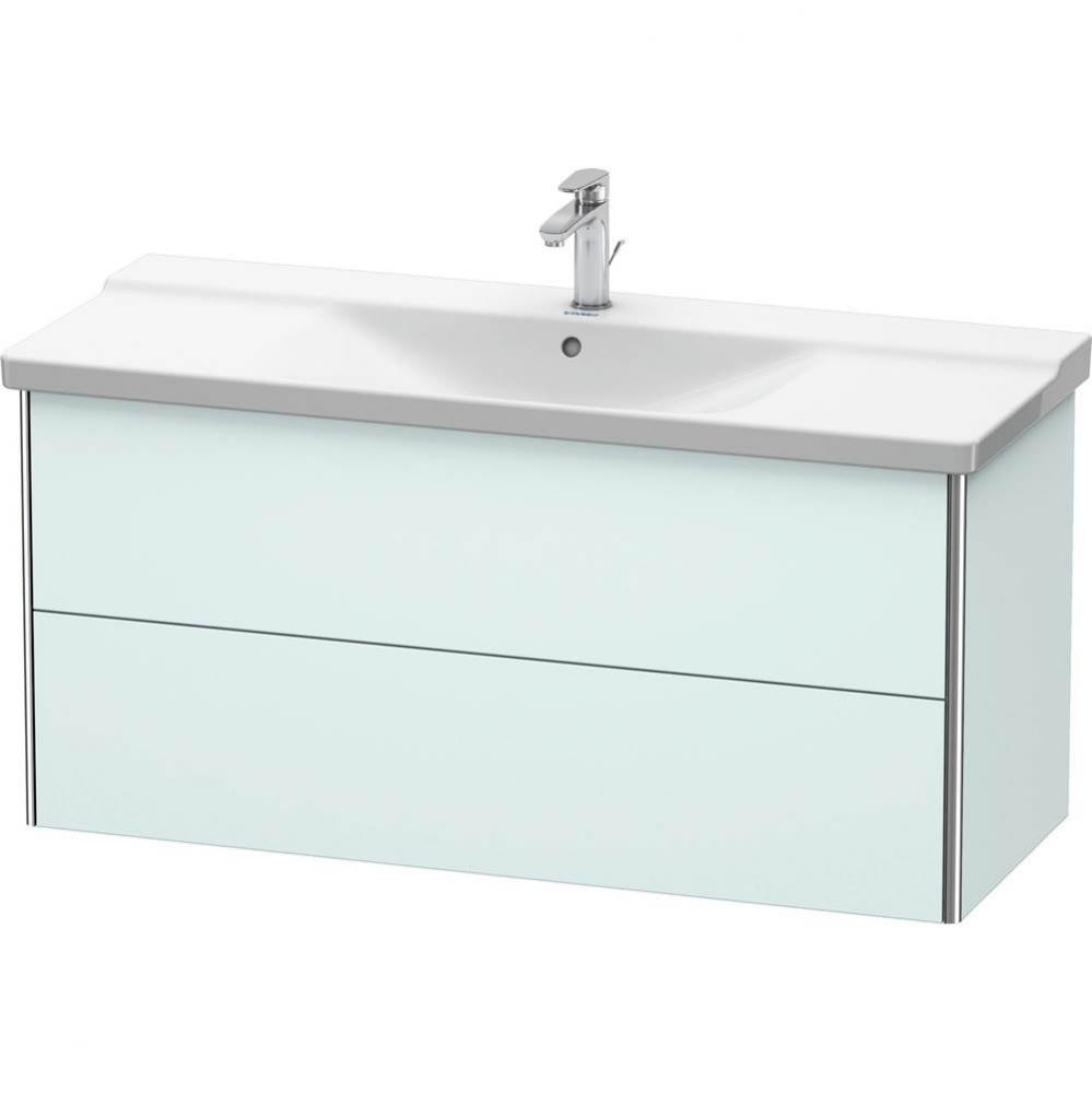 Duravit XSquare Vanity Unit Wall-Mounted  Light Blue Matte