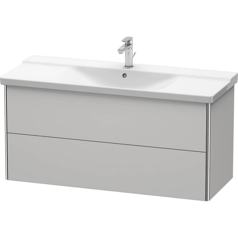 Duravit XSquare Vanity Unit Wall-Mounted  Nordic White Satin Matte