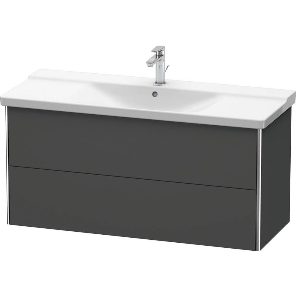 Duravit XSquare Vanity Unit Wall-Mounted  Graphite Matte