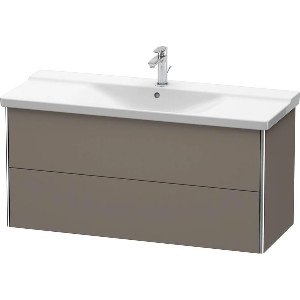 Duravit XSquare Vanity Unit Wall-Mounted  Flannel Gray Satin Matte