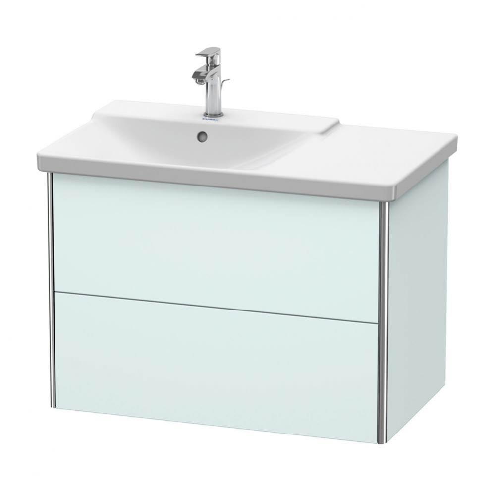 Duravit XSquare Vanity Unit Wall-Mounted  Light Blue Matte