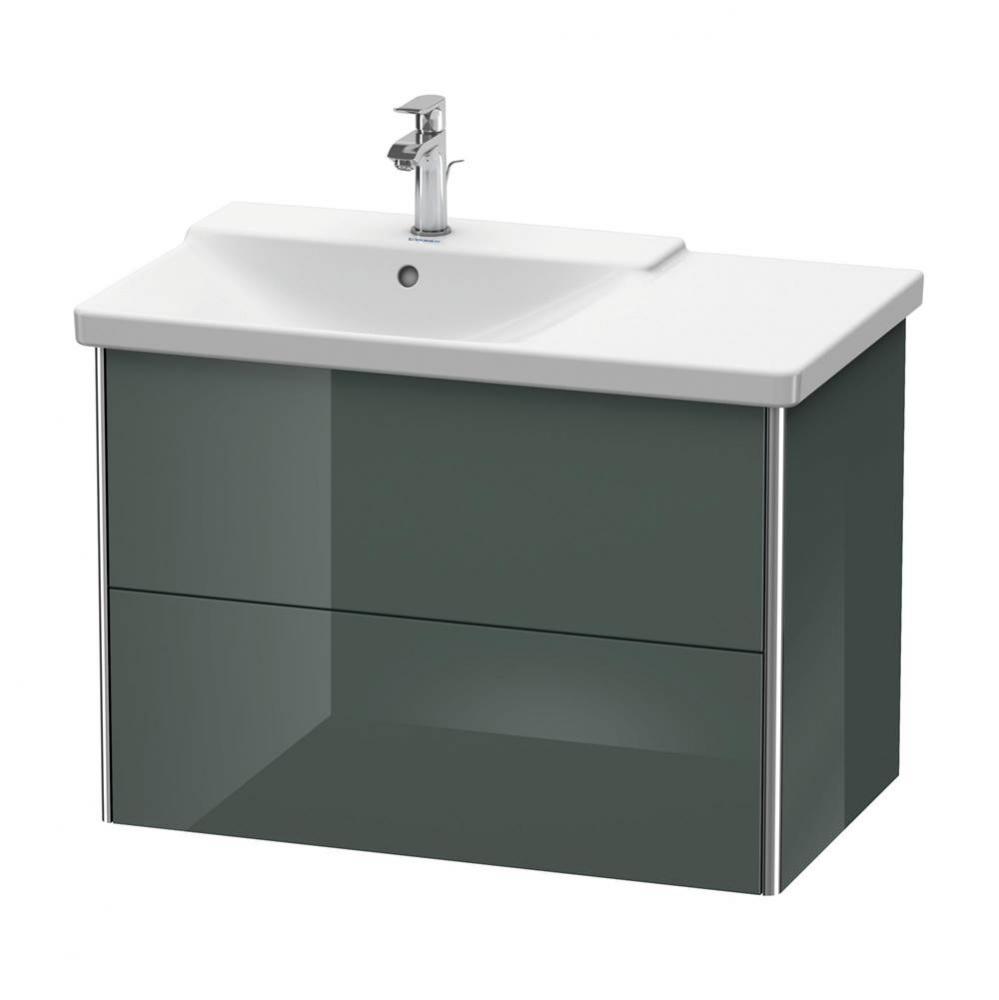 Duravit XSquare Vanity Unit Wall-Mounted  Dolomiti Gray High Gloss