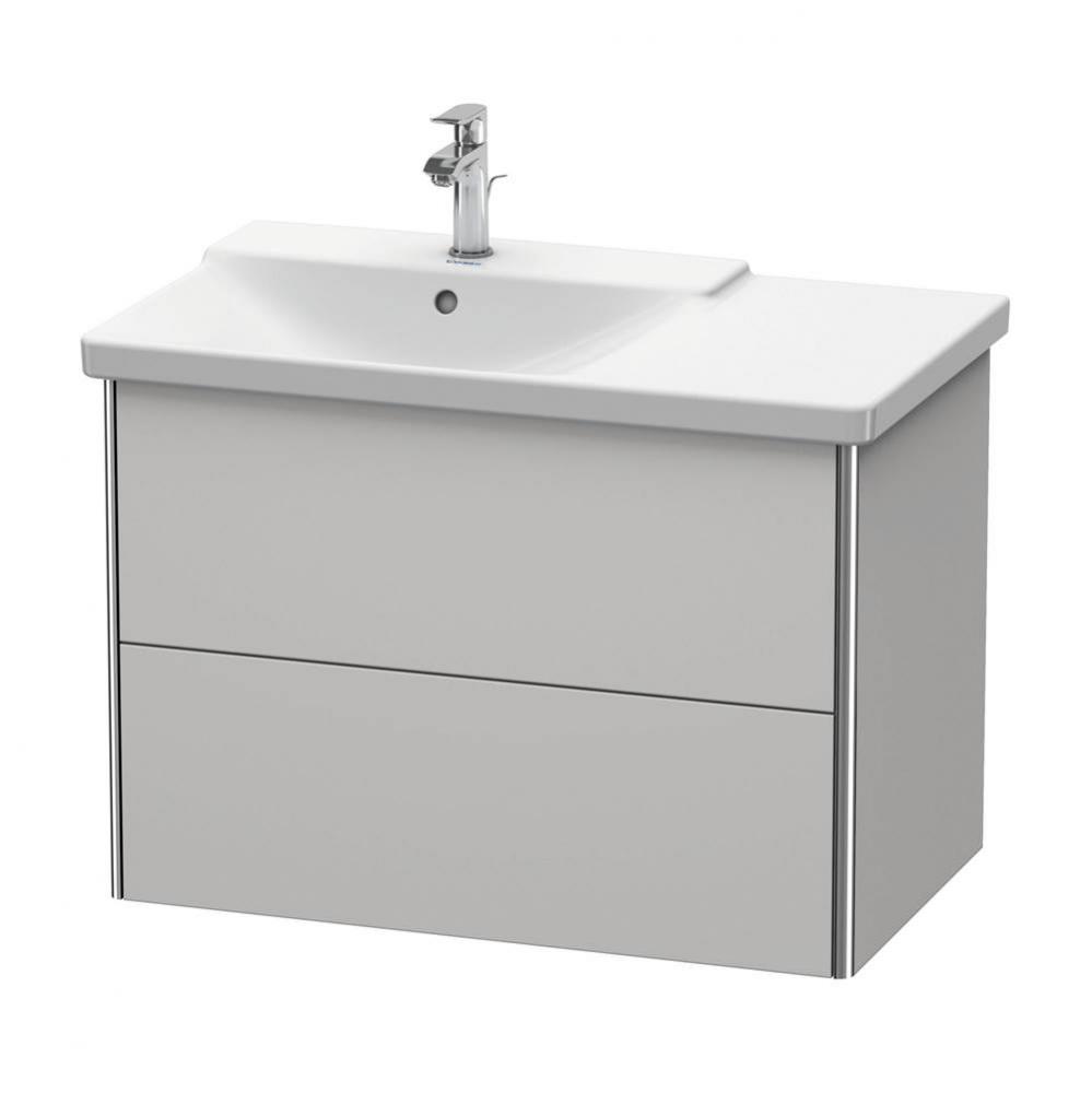 Duravit XSquare Vanity Unit Wall-Mounted  Nordic White Satin Matte