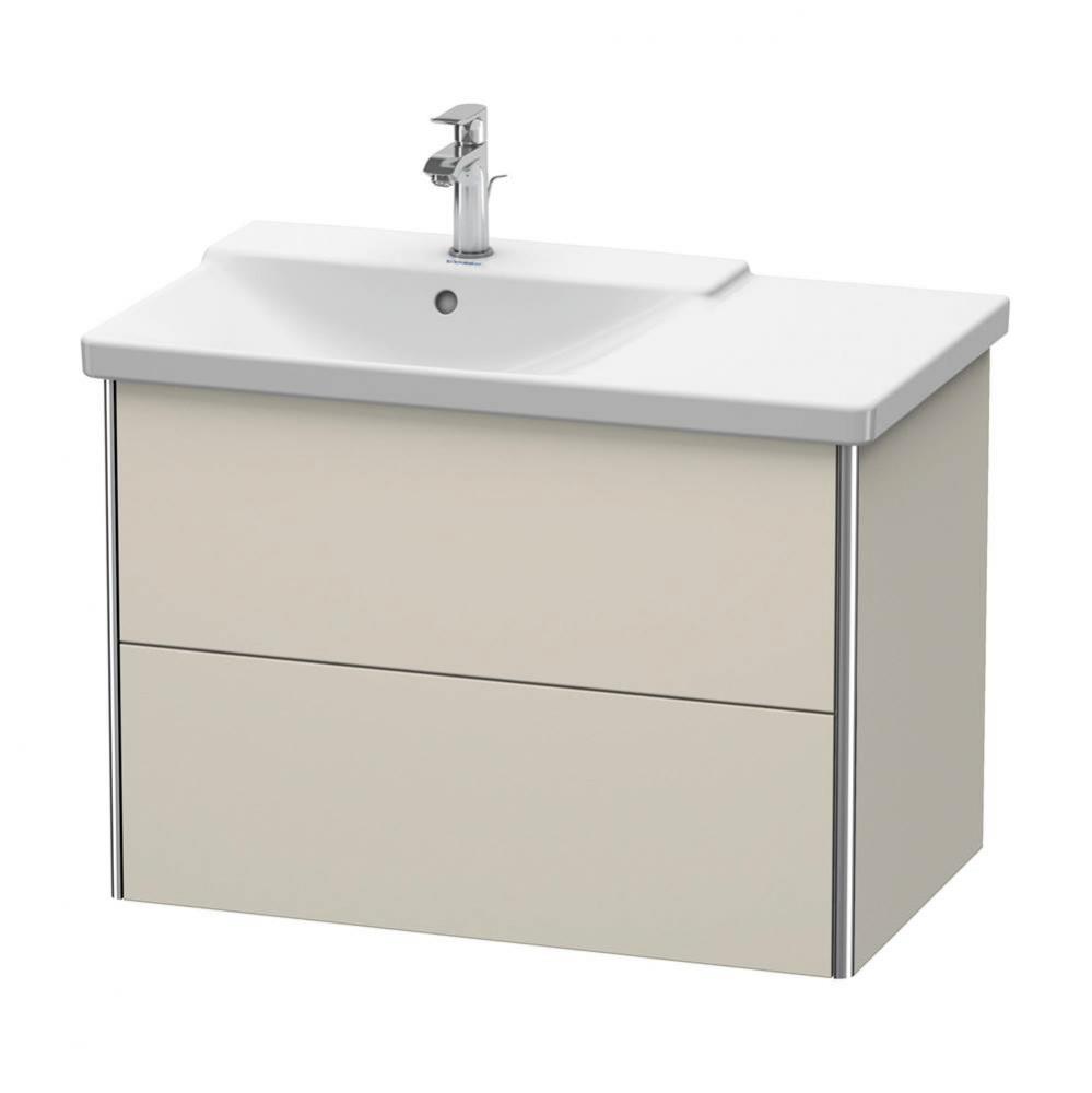 Duravit XSquare Vanity Unit Wall-Mounted  Taupe Matte