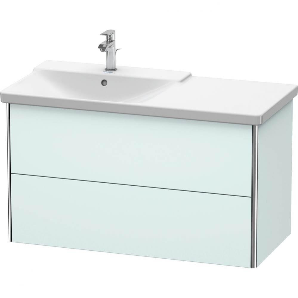 Duravit XSquare Vanity Unit Wall-Mounted  Light Blue Matte